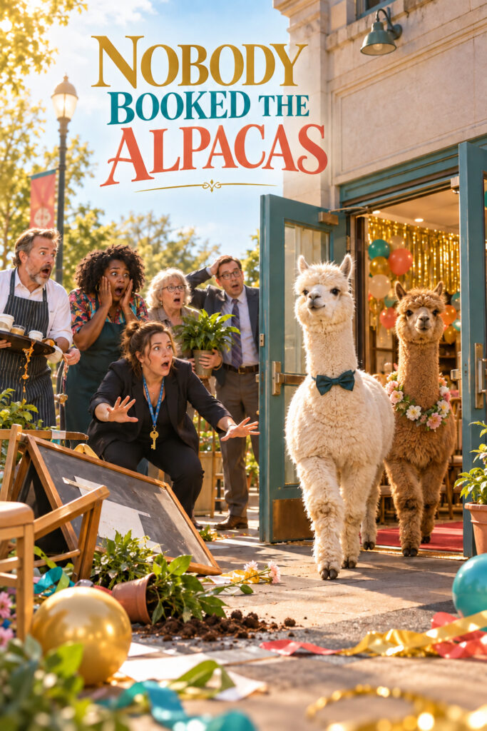 Cover artwork for Nobody Booked the Alpacas