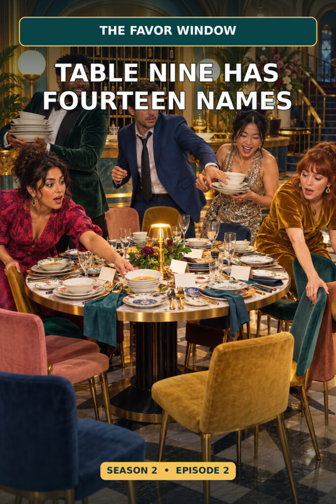 Cover of Table Nine Has Fourteen Names, The Favor Window Season 2 Episode 2