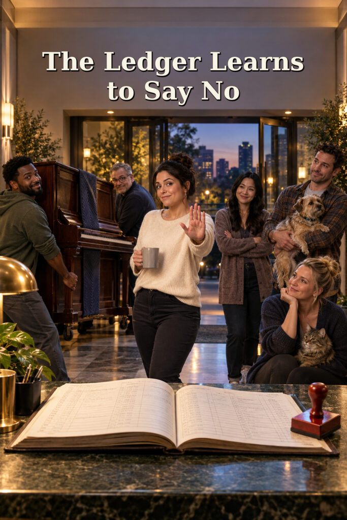 Cover for The Ledger Learns to Say No, The Favor Window Season 4 Episode 5