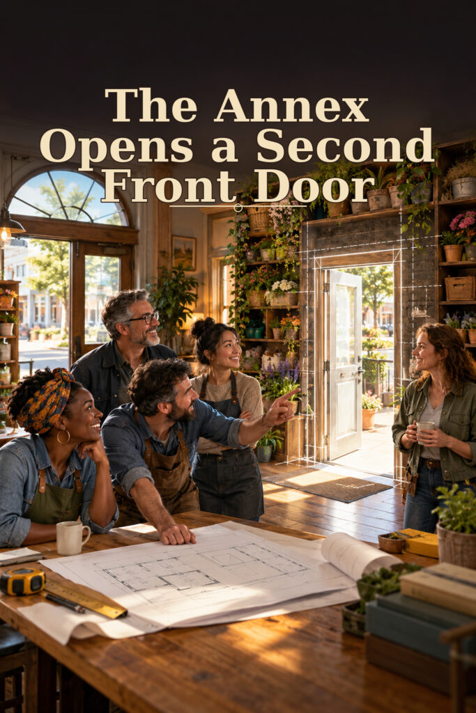 The Annex Opens a Second Front Door