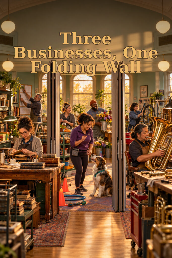 Cinematic portrait cover for Three Businesses, One Folding Wall, The Shared Key Club Season 2 Episode 2